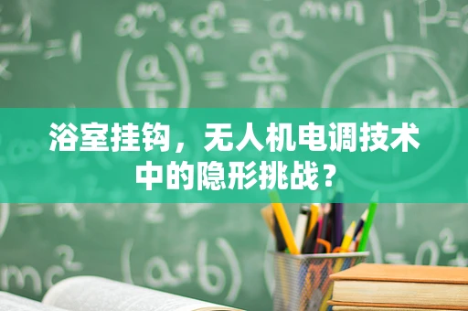 浴室挂钩，无人机电调技术中的隐形挑战？