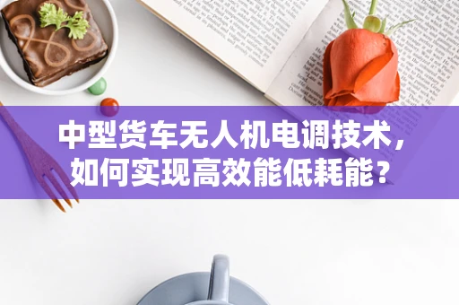 中型货车无人机电调技术，如何实现高效能低耗能？