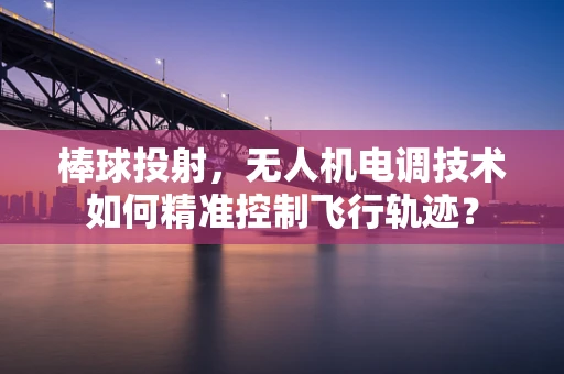 棒球投射，无人机电调技术如何精准控制飞行轨迹？