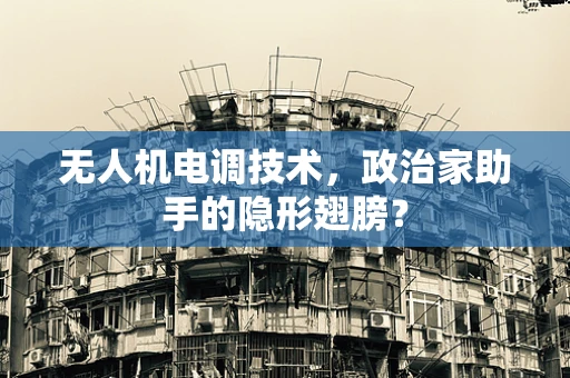 无人机电调技术，政治家助手的隐形翅膀？
