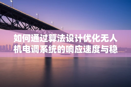 如何通过算法设计优化无人机电调系统的响应速度与稳定性？