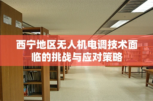 西宁地区无人机电调技术面临的挑战与应对策略