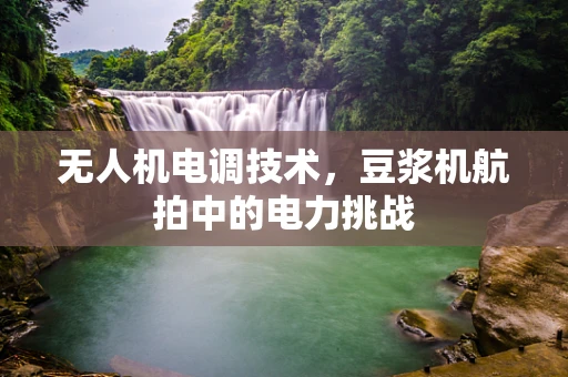 无人机电调技术，豆浆机航拍中的电力挑战