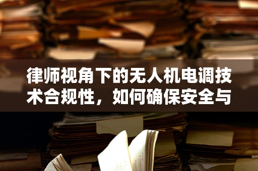 律师视角下的无人机电调技术合规性，如何确保安全与法律合规？