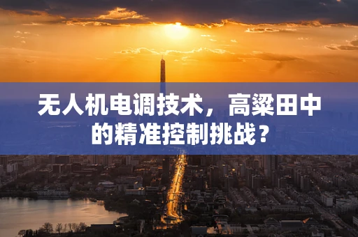 无人机电调技术，高粱田中的精准控制挑战？