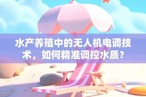 水产养殖中的无人机电调技术，如何精准调控水质？