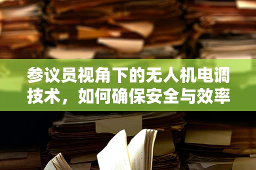 参议员视角下的无人机电调技术，如何确保安全与效率的双重保障？