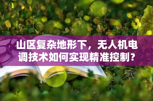 山区复杂地形下，无人机电调技术如何实现精准控制？