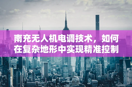 南充无人机电调技术，如何在复杂地形中实现精准控制？
