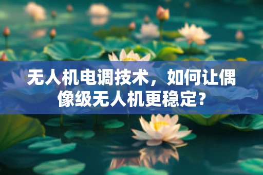 无人机电调技术，如何让偶像级无人机更稳定？