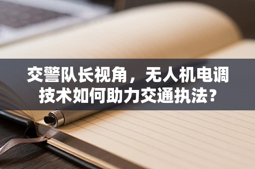 交警队长视角，无人机电调技术如何助力交通执法？