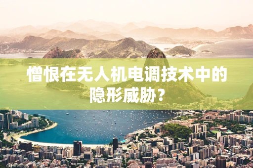 憎恨在无人机电调技术中的隐形威胁？