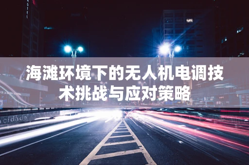 海滩环境下的无人机电调技术挑战与应对策略