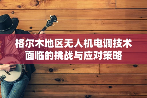 格尔木地区无人机电调技术面临的挑战与应对策略