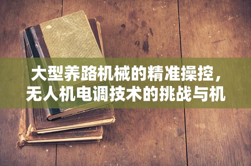 大型养路机械的精准操控，无人机电调技术的挑战与机遇