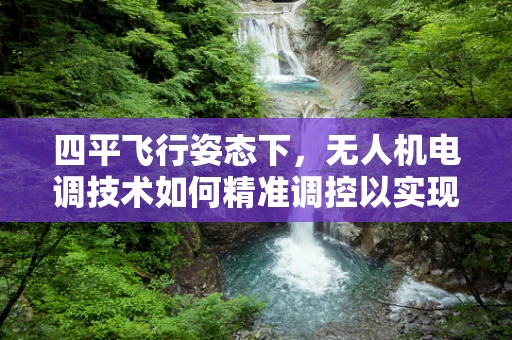 四平飞行姿态下，无人机电调技术如何精准调控以实现稳定飞行？