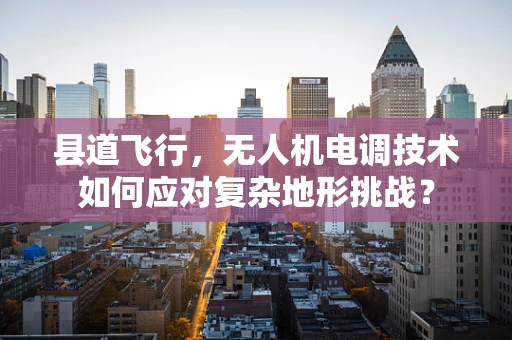 县道飞行，无人机电调技术如何应对复杂地形挑战？