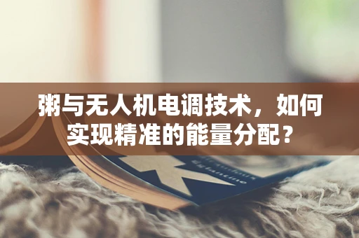 粥与无人机电调技术，如何实现精准的能量分配？