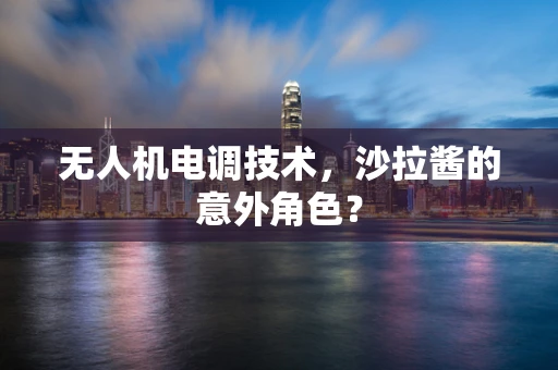 无人机电调技术，沙拉酱的意外角色？