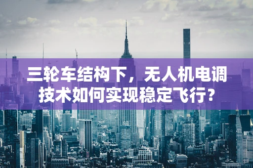 三轮车结构下，无人机电调技术如何实现稳定飞行？
