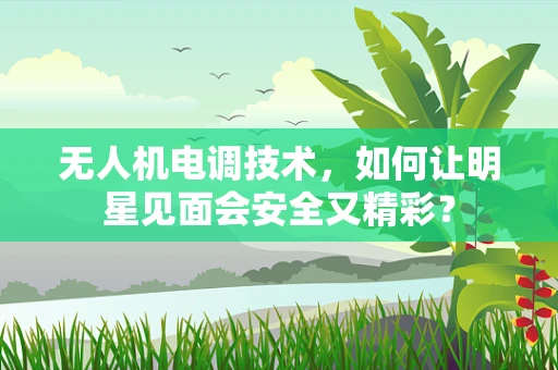 无人机电调技术，如何让明星见面会安全又精彩？
