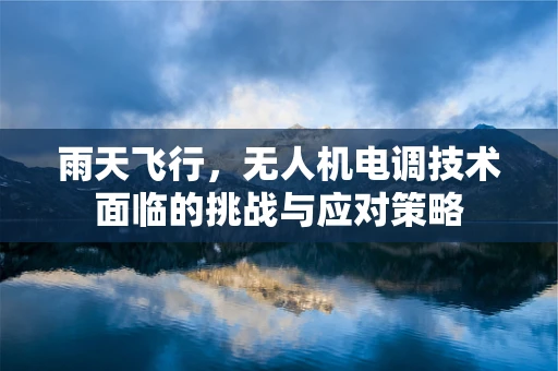 雨天飞行，无人机电调技术面临的挑战与应对策略