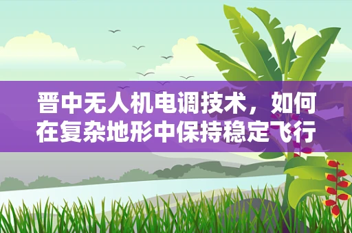 晋中无人机电调技术，如何在复杂地形中保持稳定飞行？