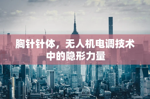 胸针针体，无人机电调技术中的隐形力量
