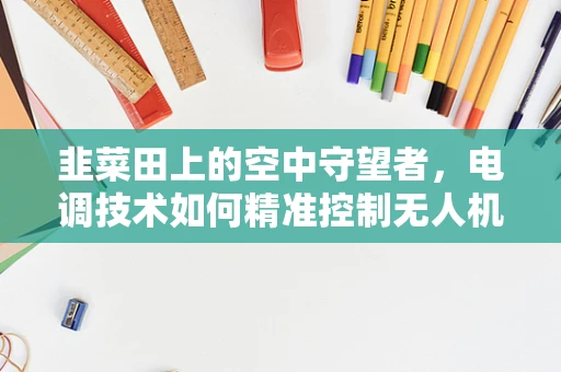 韭菜田上的空中守望者，电调技术如何精准控制无人机除草？