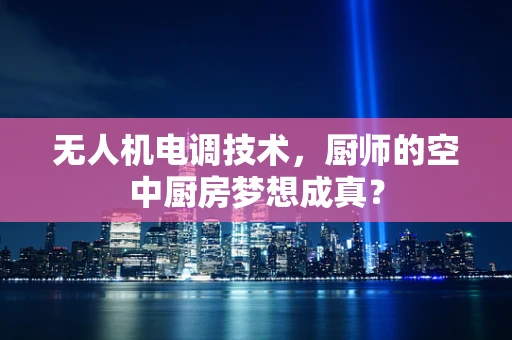 无人机电调技术，厨师的空中厨房梦想成真？