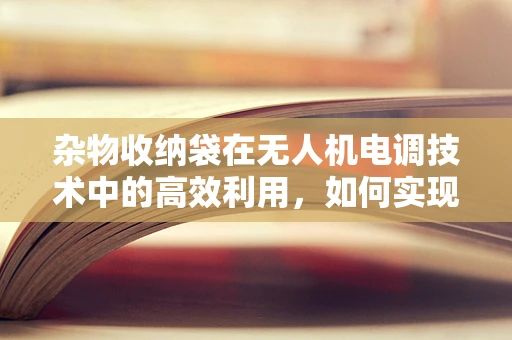 杂物收纳袋在无人机电调技术中的高效利用，如何实现精准管理与安全飞行？
