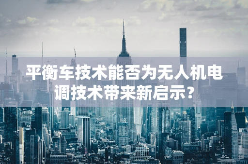 平衡车技术能否为无人机电调技术带来新启示？