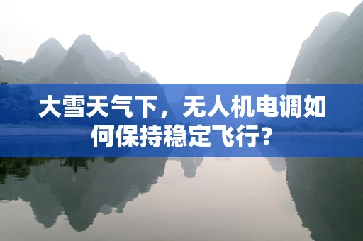 大雪天气下，无人机电调如何保持稳定飞行？