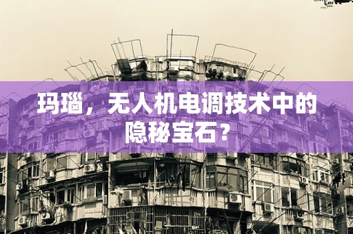 玛瑙，无人机电调技术中的隐秘宝石？