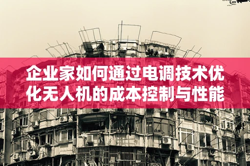企业家如何通过电调技术优化无人机的成本控制与性能提升？