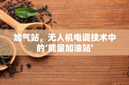 加气站，无人机电调技术中的‘能量加油站’