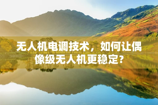 无人机电调技术，如何让偶像级无人机更稳定？