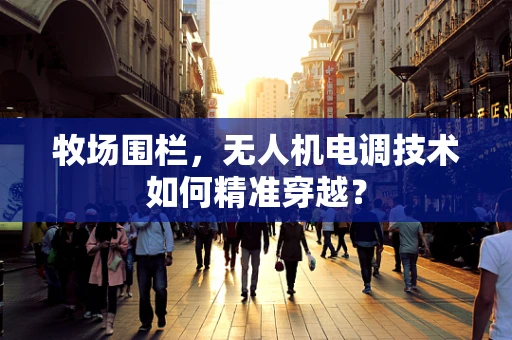 牧场围栏，无人机电调技术如何精准穿越？