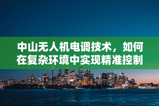 中山无人机电调技术，如何在复杂环境中实现精准控制？