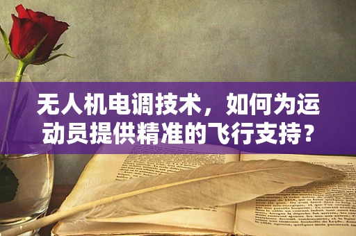 无人机电调技术，如何为运动员提供精准的飞行支持？