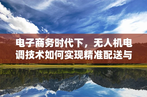 电子商务时代下，无人机电调技术如何实现精准配送与智能调度？