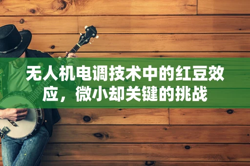无人机电调技术中的红豆效应，微小却关键的挑战