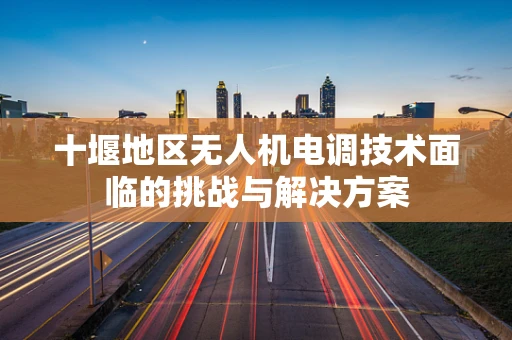 十堰地区无人机电调技术面临的挑战与解决方案