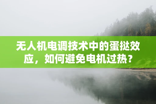 无人机电调技术中的蛋挞效应，如何避免电机过热？