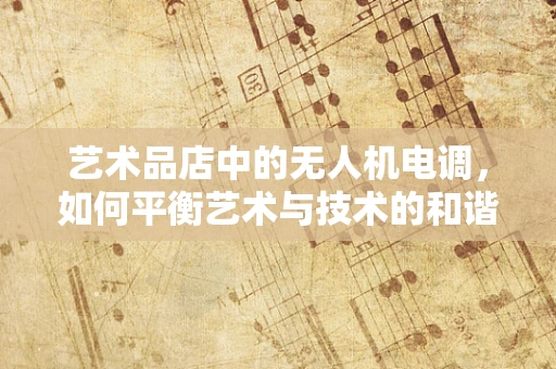 艺术品店中的无人机电调，如何平衡艺术与技术的和谐？