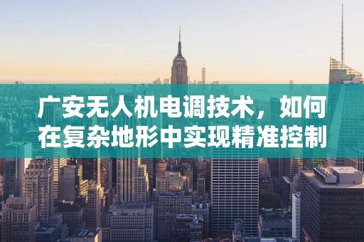 广安无人机电调技术，如何在复杂地形中实现精准控制？
