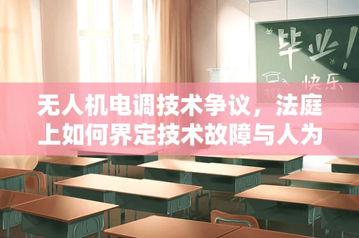 无人机电调技术争议，法庭上如何界定技术故障与人为失误？