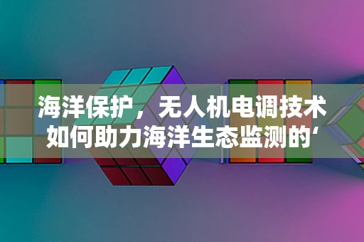 海洋保护，无人机电调技术如何助力海洋生态监测的‘隐形之手’？