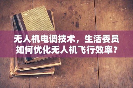 无人机电调技术，生活委员如何优化无人机飞行效率？
