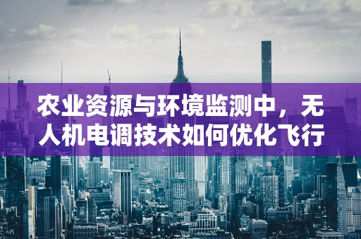 农业资源与环境监测中，无人机电调技术如何优化飞行效率与数据精度？